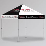 Bombshell Racing Popup Style Canopy